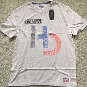 Sea Foam Green Tommy Hilfiger Print T-Shirt